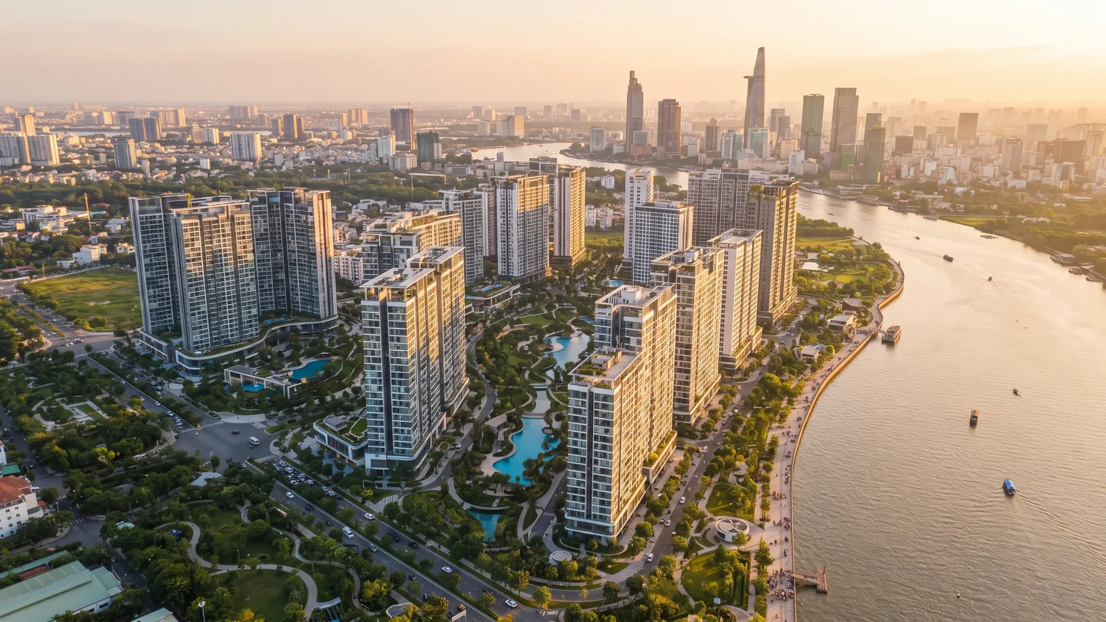 Riverside township towers, Ho Chi Minh City